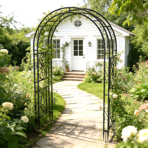 Tall garden arbor - tall,