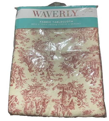 Waverly red toile fabric - waverly,