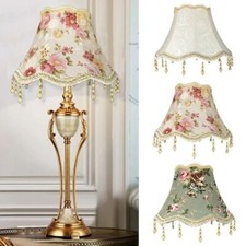 Retro European Tassel Lampshade Light Cover Lamp Shade Table E27 Lamp Decor UK