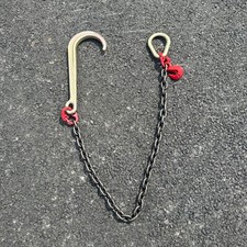 1 Metre J Hook Towing Chain