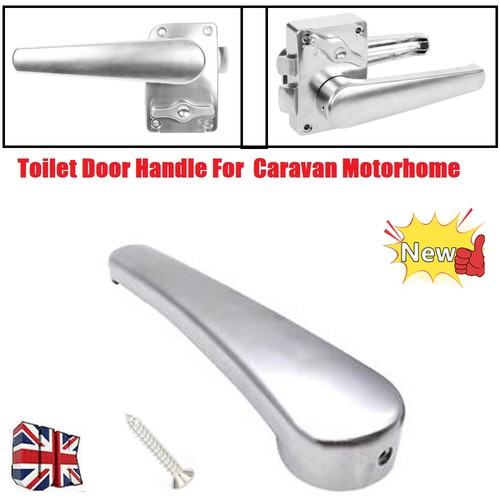 Silver toilet door handle - silver,