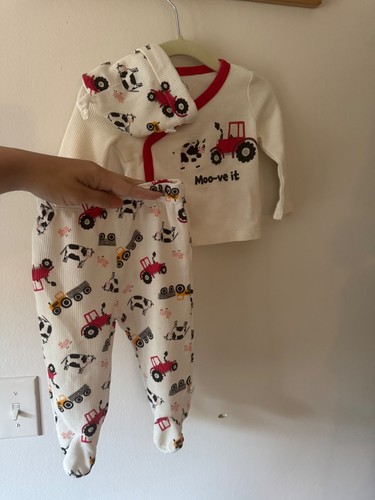 Exersaucer farm outfit - 3/6m,