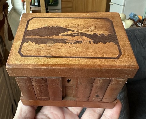 Vintage japanese wooden - japanese, puzzle