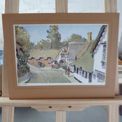 Watercolour signed artist - watercolour,