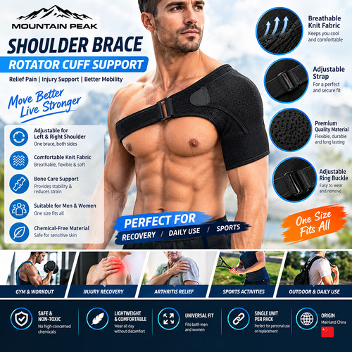 Shoulder brace rotator - shoulder,