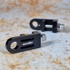 Speedline CNC Alloy Mini BMX Race Chain Tensioners Pair Black
