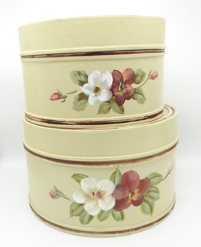Vintage hat boxes - vintage, set
