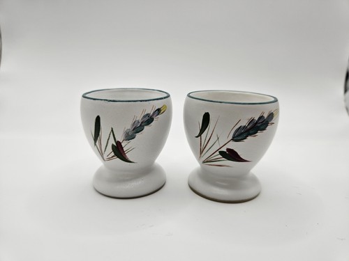Pair vintage denby green - pair,