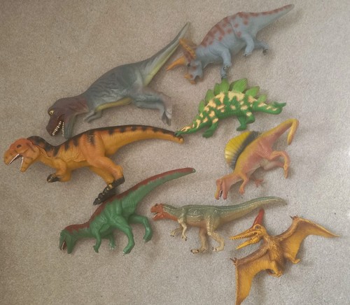Large dinosaurs solid - x8,