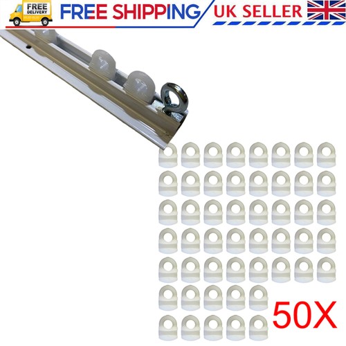 50x curtain track gliders - 50x,
