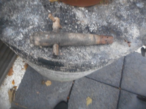 Vintage wooden beer - , barrel