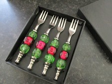 Vintage Set Of 4 Cake Forks