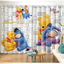 Curtains Eyelet Blackout Opaque Kids Bedroom/Living Room/Door/Winnie The Pooh