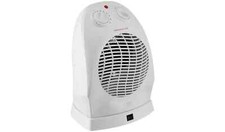 Bush Fan Heater Cool 2.4kW Upright 2 Setting Oscillating Fan Heater 2018100 N