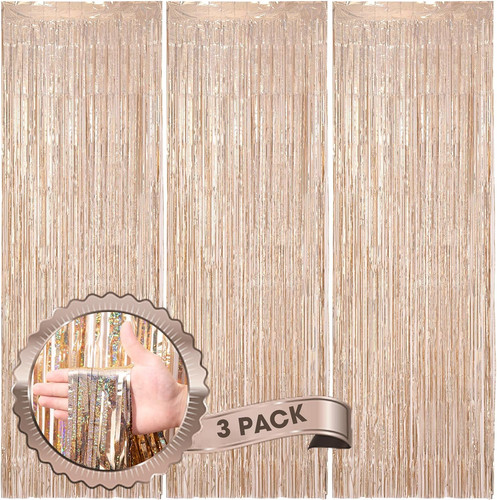 Laser champagne foil - foil, backdrop