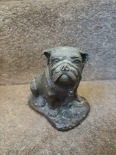  Bulldog Seated Bronze