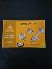 Rough terrain forklift - terrain, safety