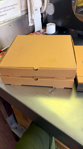 Pizza box cardboard - 12",
