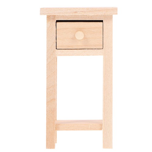 Mini wood bedside - wood, table