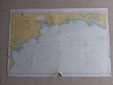 Admiralty Nautical Navigation Chart 1267 Falmouth to Plymouth 1999