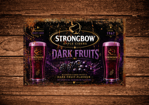 Strongbow dark fruits metal - dark, fruits.