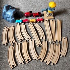 Authentic Brio Wooden Train with Railroad. Thomas Water Tower