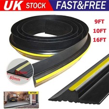 Solid Garage Door Weather Seal Strap Floor Threshold Rubber Seal 9FT/10FT/16FT