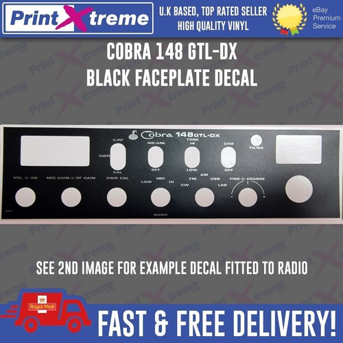 Cobra 148 gtldx black radio - 148,
