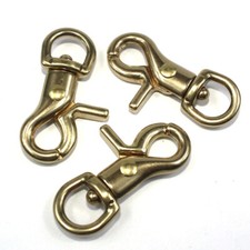 Solid Brass Lobster Clasps