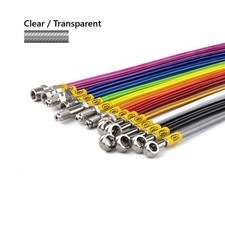 CLEAR Hel Clutch Braided Hose