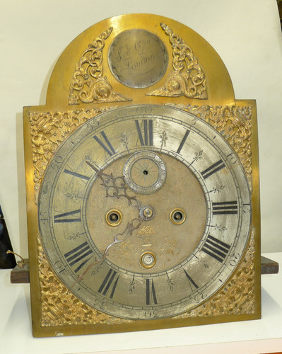 Antique arched brass dial - 12",