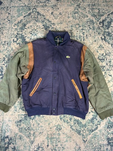 Vintage lacoste wool leather - wool, &