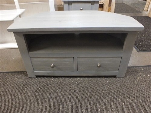 Shabby painted corner unit - shabby,