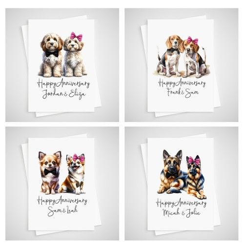 Personalised dog anniversary - personalised,