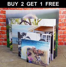 Personalised Photo on Canvas Print Framed A0 A1 A2 A3 A4 A5 Ready to Hang..✔️