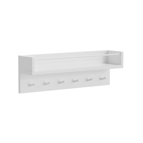 Wall hook coat shelf natural - shelf,