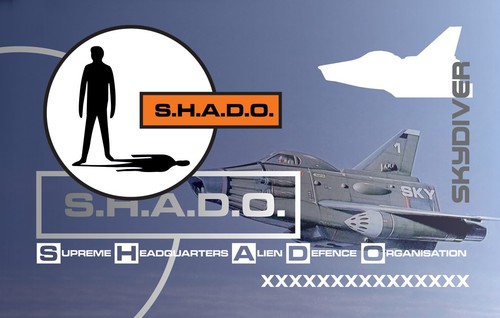 Ufo shado pictorial badge - shado,