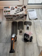 WORX Cordless Grass and Shrub Shears 20 V PowerShare 3-1 With Charger No Battery