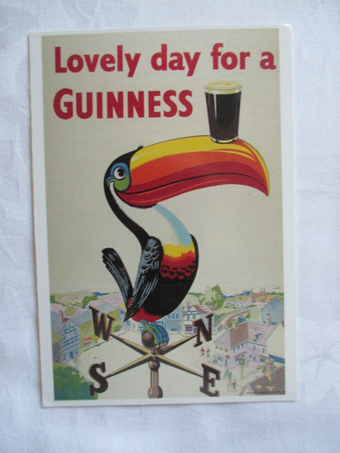 Vintage colour postcard - colour,