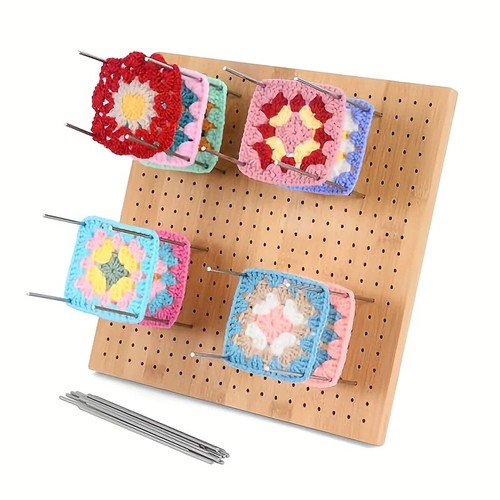 Crochet blocking peg board - blocking,