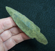 LARGE AUTHENTIC OLD COPPER CULTURE BEAVERTAIL POINT FROM VILAS CO., WISCONSIN