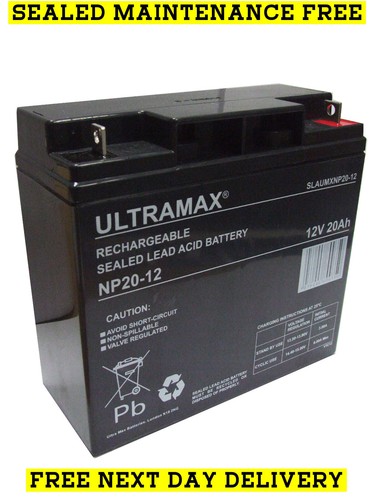 Ultramax 12v 20ah - 12v, (as