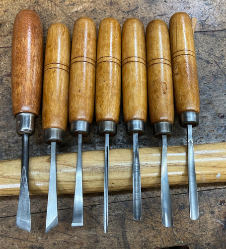 Set vintage carving - set, of