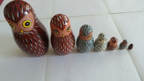 Set annushka hand painted - of, 7
