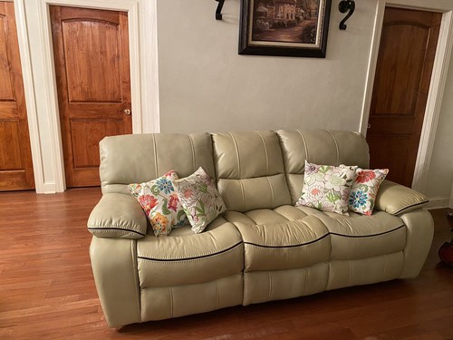 Piece natuzzi beige leather - piece,