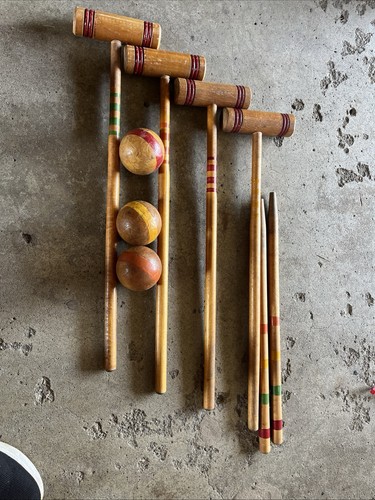 Vintage croquet set - croquet, 4