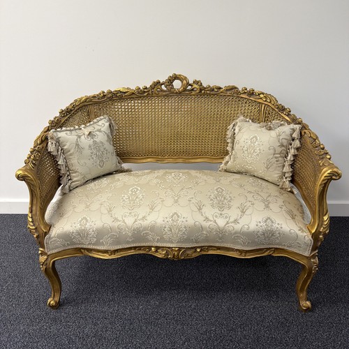 Louis xvi gilt sofa settee - louis,