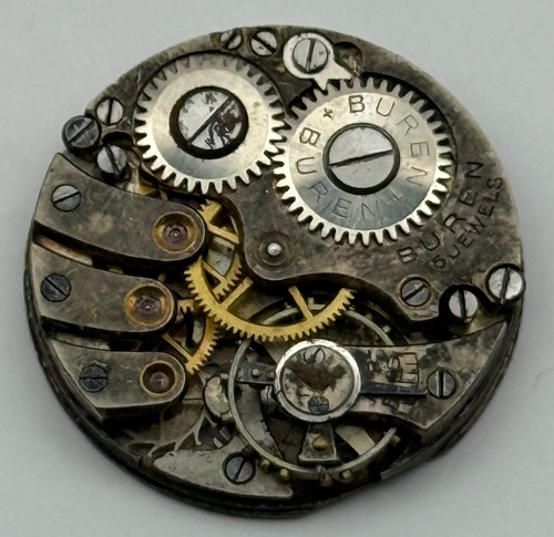 Buren 15 jewels watch - buren, 3/4