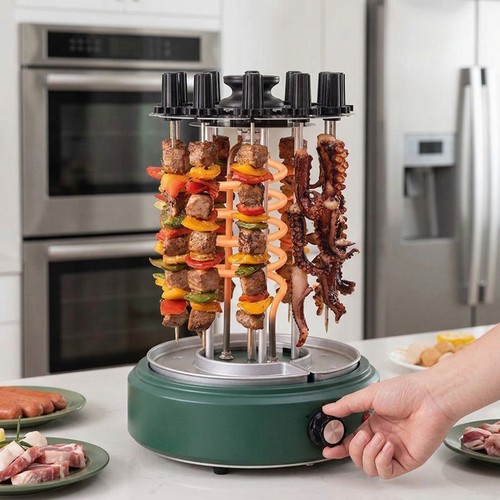 Vertical rotisserie grill - vertical,