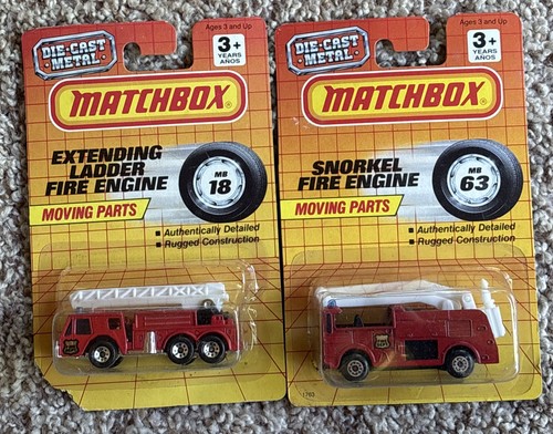 Matchbox fire trucks - matchbox,